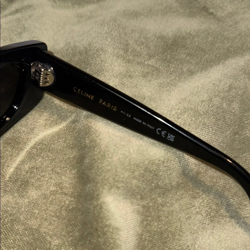 CELINE Black Women's Rectangular Sunglasses